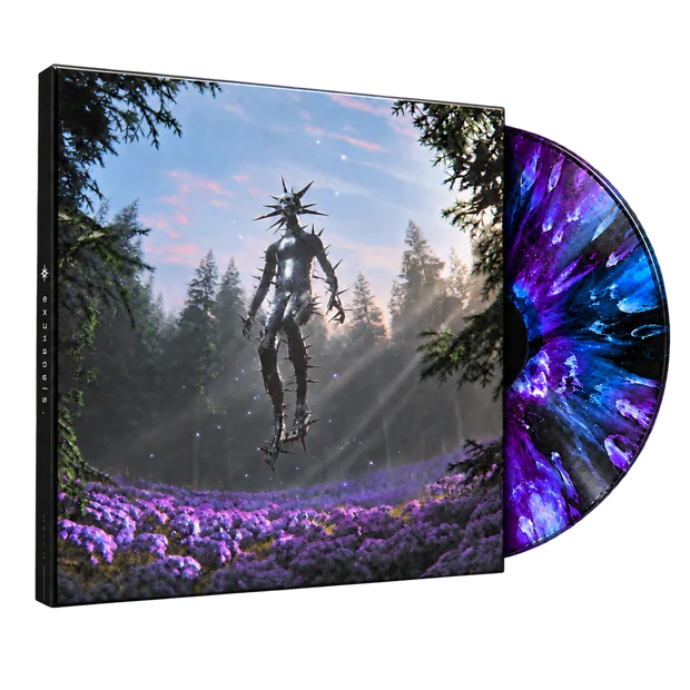 exulansis on vinyl — sleeve and splatter disc
